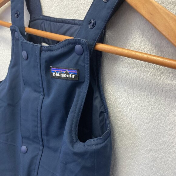 Patagonia H2No Snow Bib Pants Size 3T Blue Snow Pile Insulated Waterproof 61110 - Picture 14 of 16